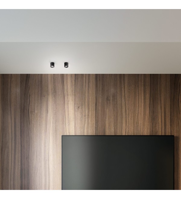 Люстра потолочная Ideal Lux NITRO PL ROUND D04 NERO 3000K 4W 299402