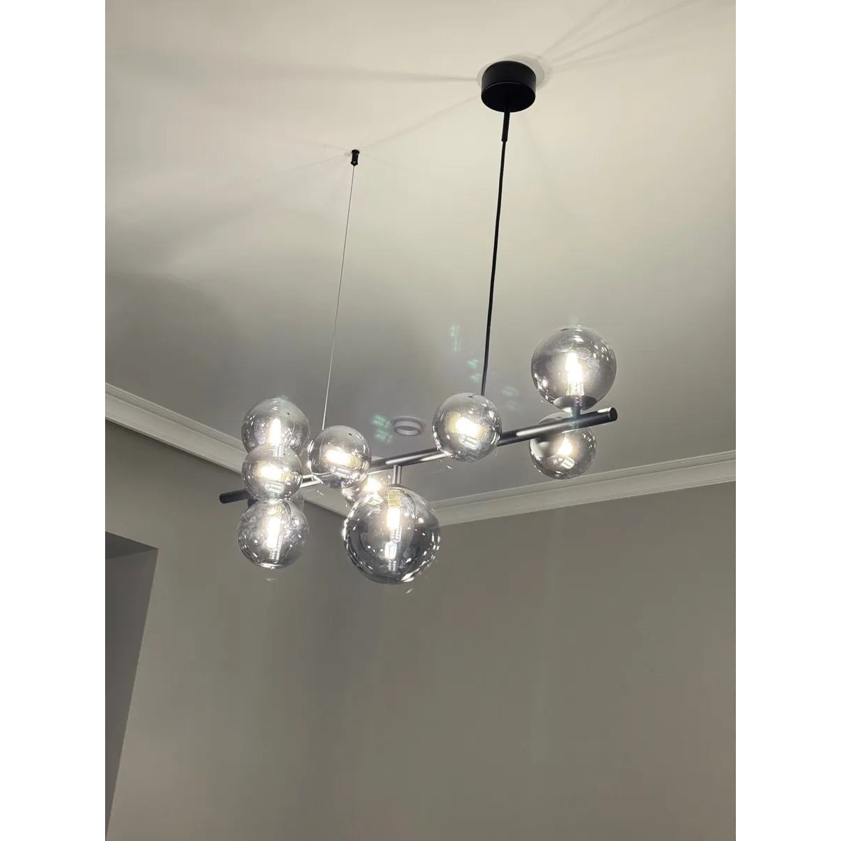 Люстра подвесная Ideal Lux Perlage SP10 Черный G9 271408