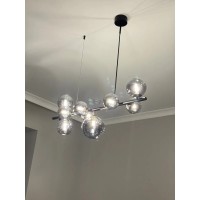 Люстра подвесная Ideal Lux Perlage SP10 Черный G9 271408