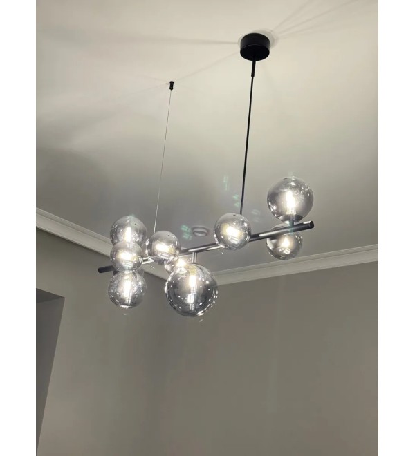 Люстра подвесная Ideal Lux Perlage SP10 Черный G9 271408