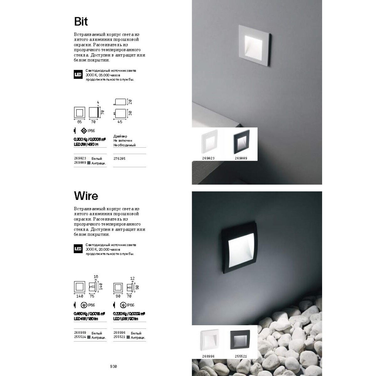 Светильник уличный Ideal Lux Bit FI Антрацит 3000К LED 269009