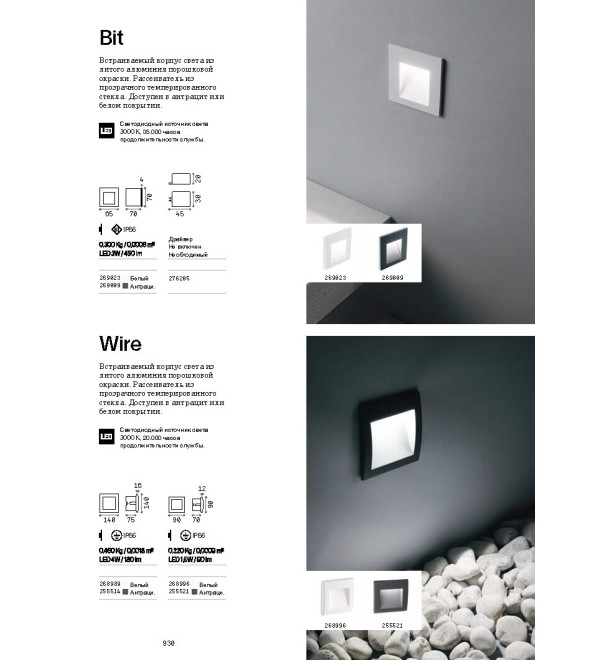Светильник уличный Ideal Lux Bit FI Антрацит 3000К LED 269009