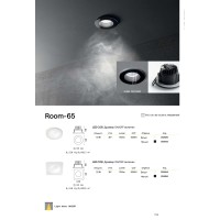 Светильник встраиваемый Ideal Lux Room-65 FI Round Черный 252032