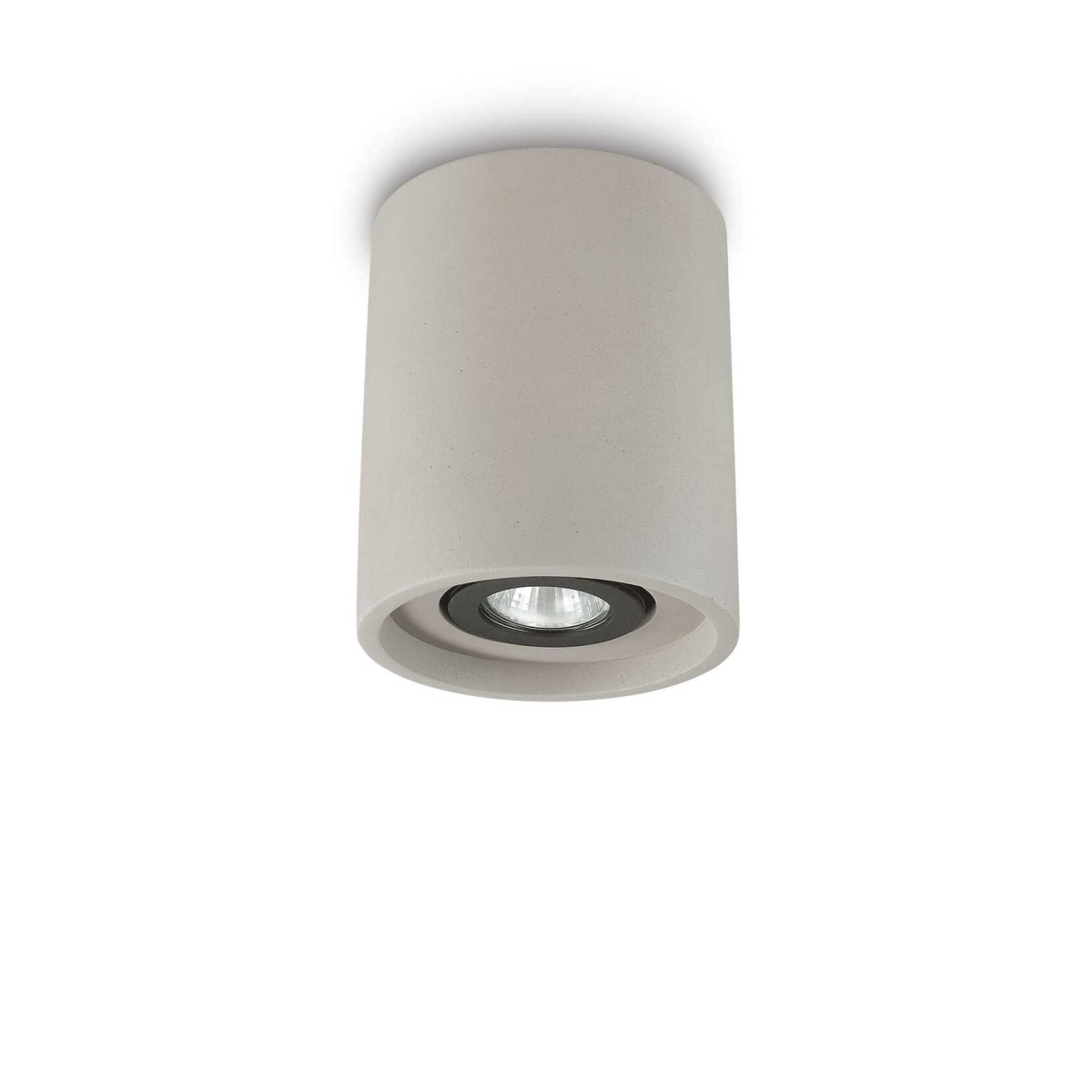 Светильник потолочный Ideal Lux Oak PL1 Round Цемент GU10 150437