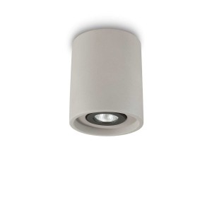 Светильник потолочный Ideal Lux Oak PL1 Round Цемент GU10 150437