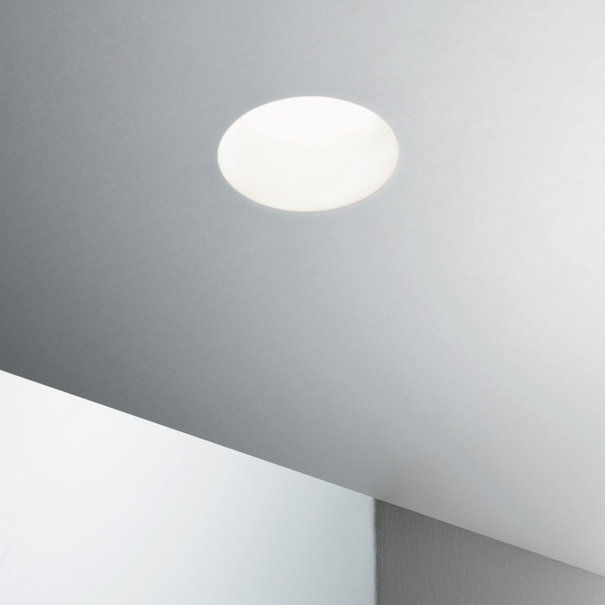 Светильник встраиваемый Ideal Lux Samba FI D75 Round Белый Гипс GU10 150130