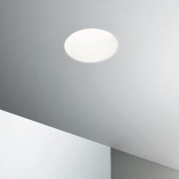 Светильник встраиваемый Ideal Lux Samba FI D75 Round Белый Гипс GU10 150130