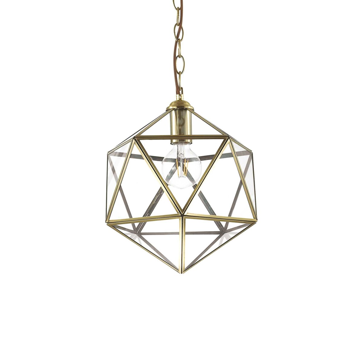 Люстра подвесная Ideal Lux Deca SP1 Small Латунь E27 168852