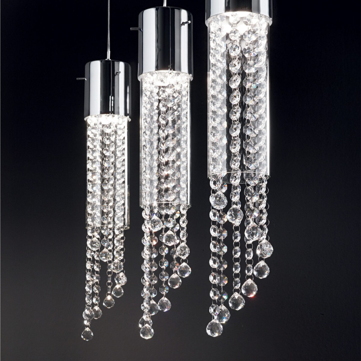 Светильник подвесной Ideal Lux Gocce SP1 Хром GU10 089669