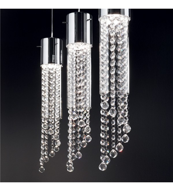 Светильник подвесной Ideal Lux Gocce SP1 Хром GU10 089669