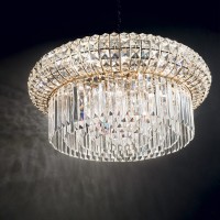Люстра подвесная Ideal Lux Nabucco SP16 Золотистый E14 237800