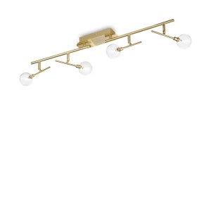 Светильник потолочный Ideal Lux Maracas PL4 Латунь G4 200354