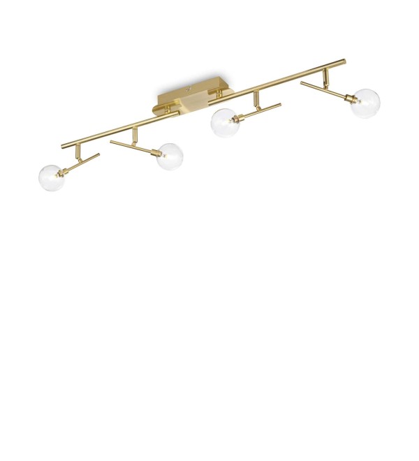 Светильник потолочный Ideal Lux Maracas PL4 Латунь G4 200354