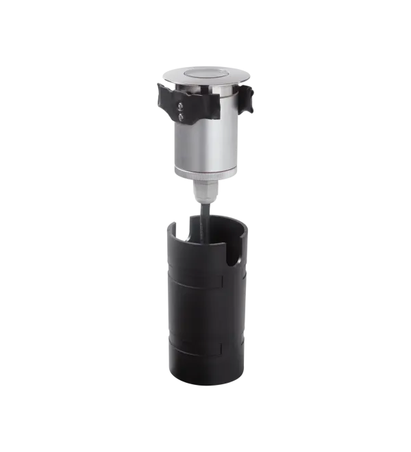 Светильник уличный встраиваемый Ideal Lux Rocket FI D5.5 Wide 4000K LED Сталь 212647