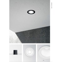 Светильник встраиваемый Ideal Lux Quark FI 5.0W 3000K LED Черный 327495