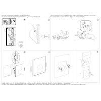 Светильник встраиваемый Ideal Lux Walky-3 FI Белый Гипс 3000К 249834