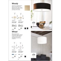 Люстра подвесная Ideal Lux Wheel SP3 E27 Белый 009681