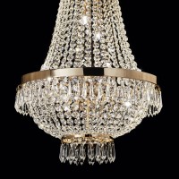 Люстра подвесная Ideal Lux Caesar SP09 Золото G9 114736