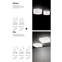 Люстра потолочная Ideal Lux Wheel PL5 E27 230В Белый 036021