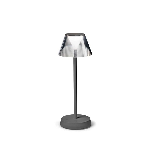 Светильник уличный Ideal Lux Lolita TL Серый Аккумулятор 3000K LED 286730