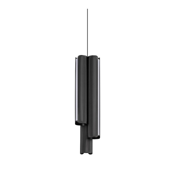 Светильник подвесной Ideal Lux Dorica SP3 D90 LED 3000K Черный 366487