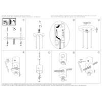 Светильник подвесной Ideal Lux Holly SP3 Черный E27 231594