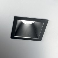 Светильник встраиваемый Ideal Lux Game Trim Square LED Черный 2700К 285436