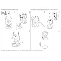 Светильник потолочный Ideal Lux Mood PL1 D15 Round Черный GU10 243450