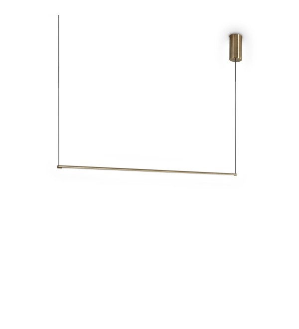 Светильник подвесной Ideal Lux Essence SP Round D115 3000K Латунь 371795