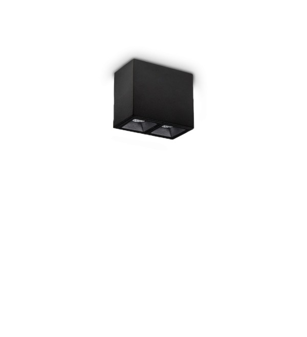 Светильник потолочный Ideal Lux Lika PL 6Вт 3000K Черный 369877