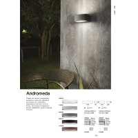 Светильник уличный Ideal Lux Andromeda AP1 Черный E27 061597