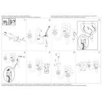 Светильник настенный Ideal Lux Strauss AP2 Золото E14 140599
