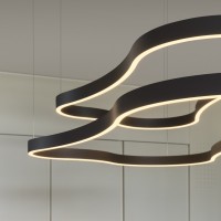 Люстра подвесная Ideal Lux Waves-3 SP Черный LED 3000K 345277