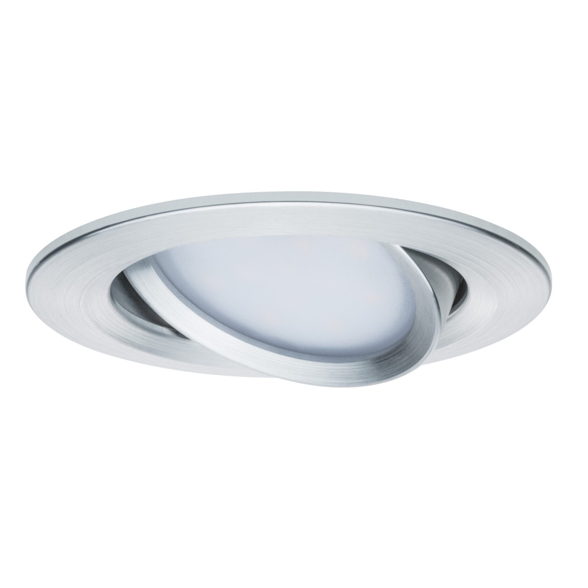 Светильник встраиваемый Paulmann Premium LED Slim Coin Satin dimmable 2700К Алюминий Набор 3 шт. 93903