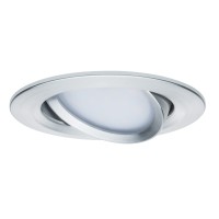 Светильник встраиваемый Paulmann Premium LED Slim Coin Satin dimmable 2700К Алюминий Набор 3 шт. 93903