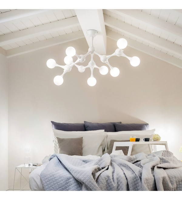 Люстра потолочная Ideal Lux Nodi PL9 Белый G9 133393