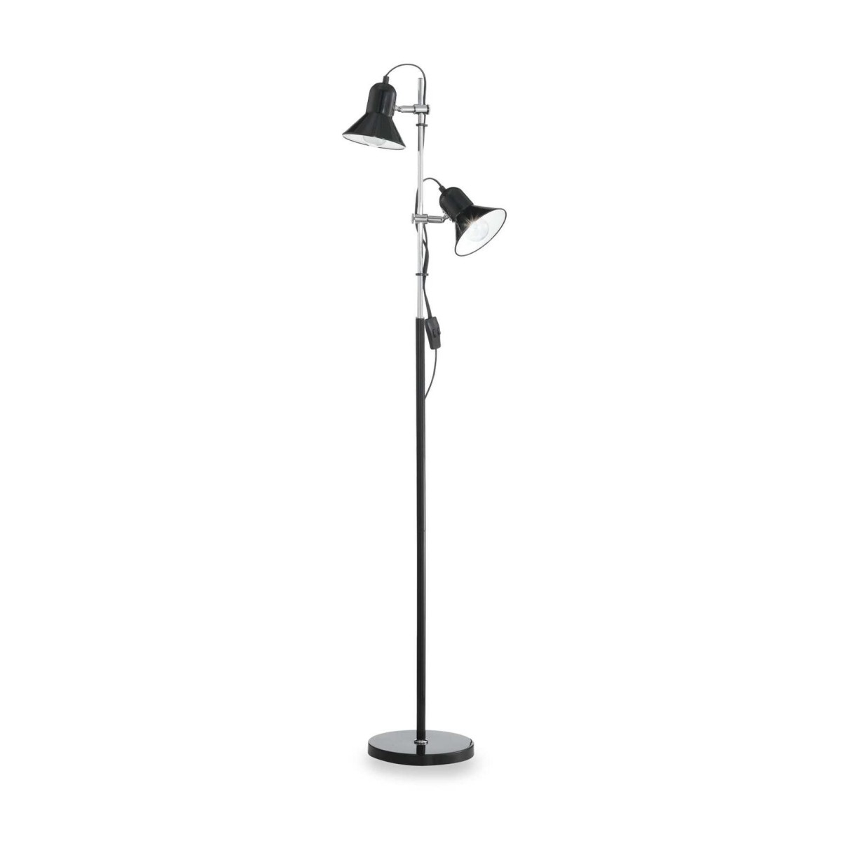 Торшер напольный Ideal Lux Polly PT2 Черный E27 061139