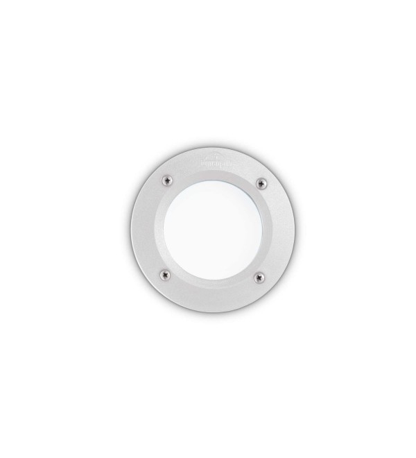 Светильник уличный встраиваемый Ideal Lux Avenue FI Round макс.1х9Вт IP66 GX53 230В Белый Смола 096544