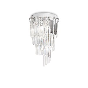 Люстра потолочная Ideal Lux Carlton PL8 Хром E14 168920