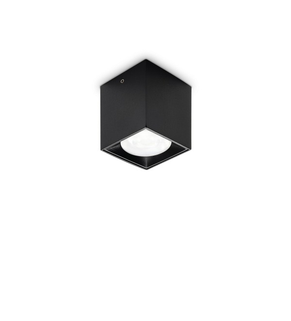 Светильник потолочный Ideal Lux Nitro PL D04 Square 3000K LED Черный мат. 319803