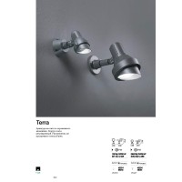 Светильник уличный Ideal Lux Terra AP1 Big Антрацит E27 046167