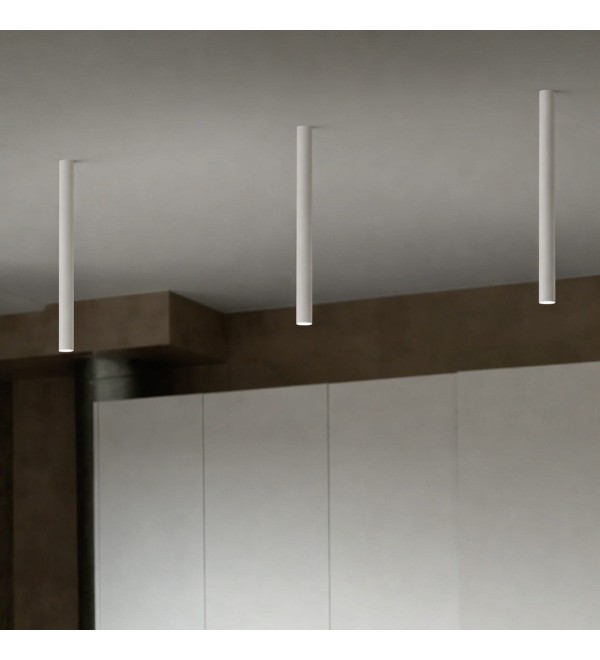 Светильник потолочный Ideal Lux Look LED PL01 Round D3.0 H020 On-Off 3000K Черный 353319