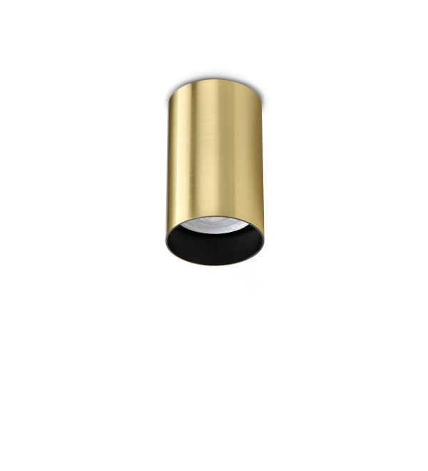 Светильник потолочный Ideal Lux Look PL01 Round D6.0 H010 Латунь GU10 371405