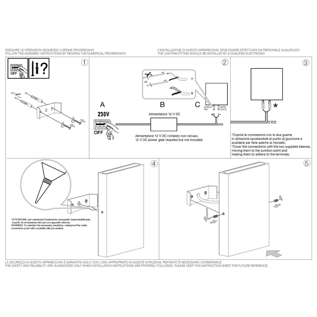 Светильник уличный Ideal Lux Post-it AP Big Белый 3000К LED 369372