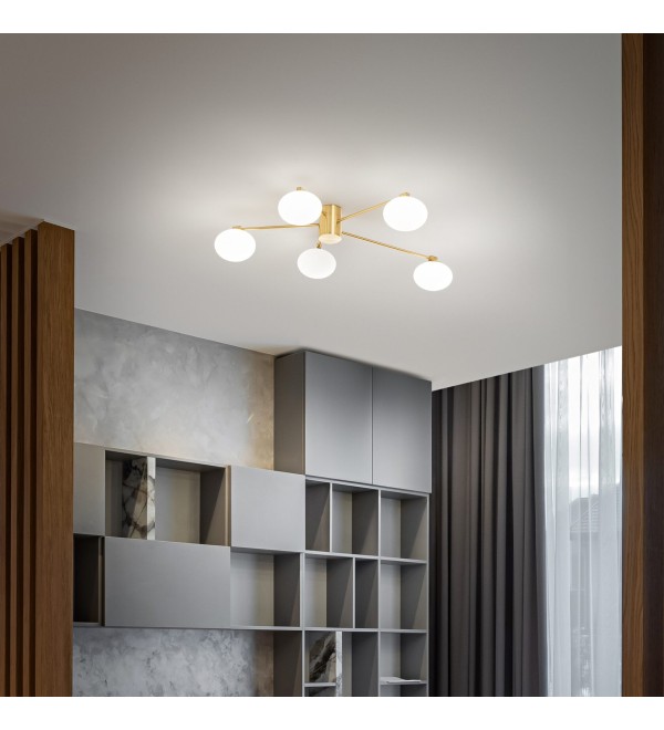 Люстра потолочная Ideal Lux Hermes PL3 D90 Белый G9 322674