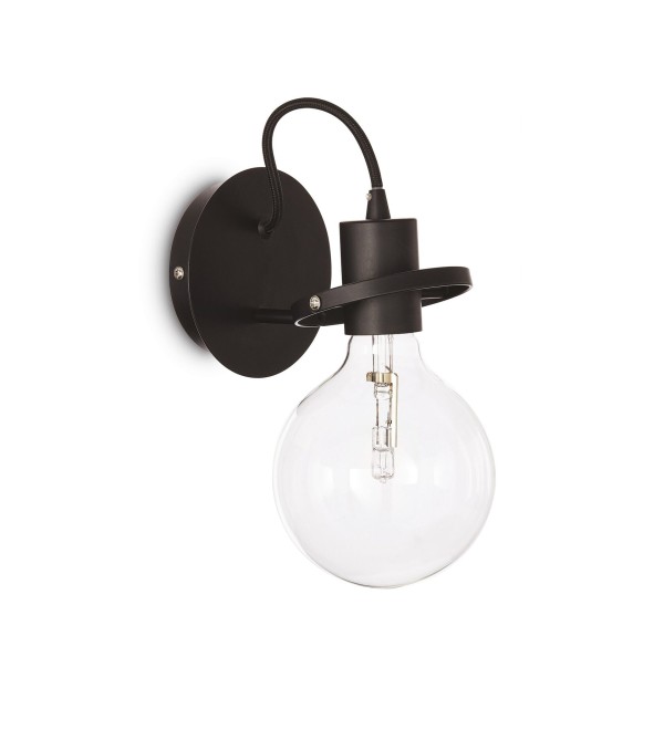 Светильник настенный Ideal Lux Radio AP1 Черный E27 119502