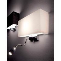 Светильник настенный Ideal Lux Hotel AP2 Черный / Хром E27 / LED 035956