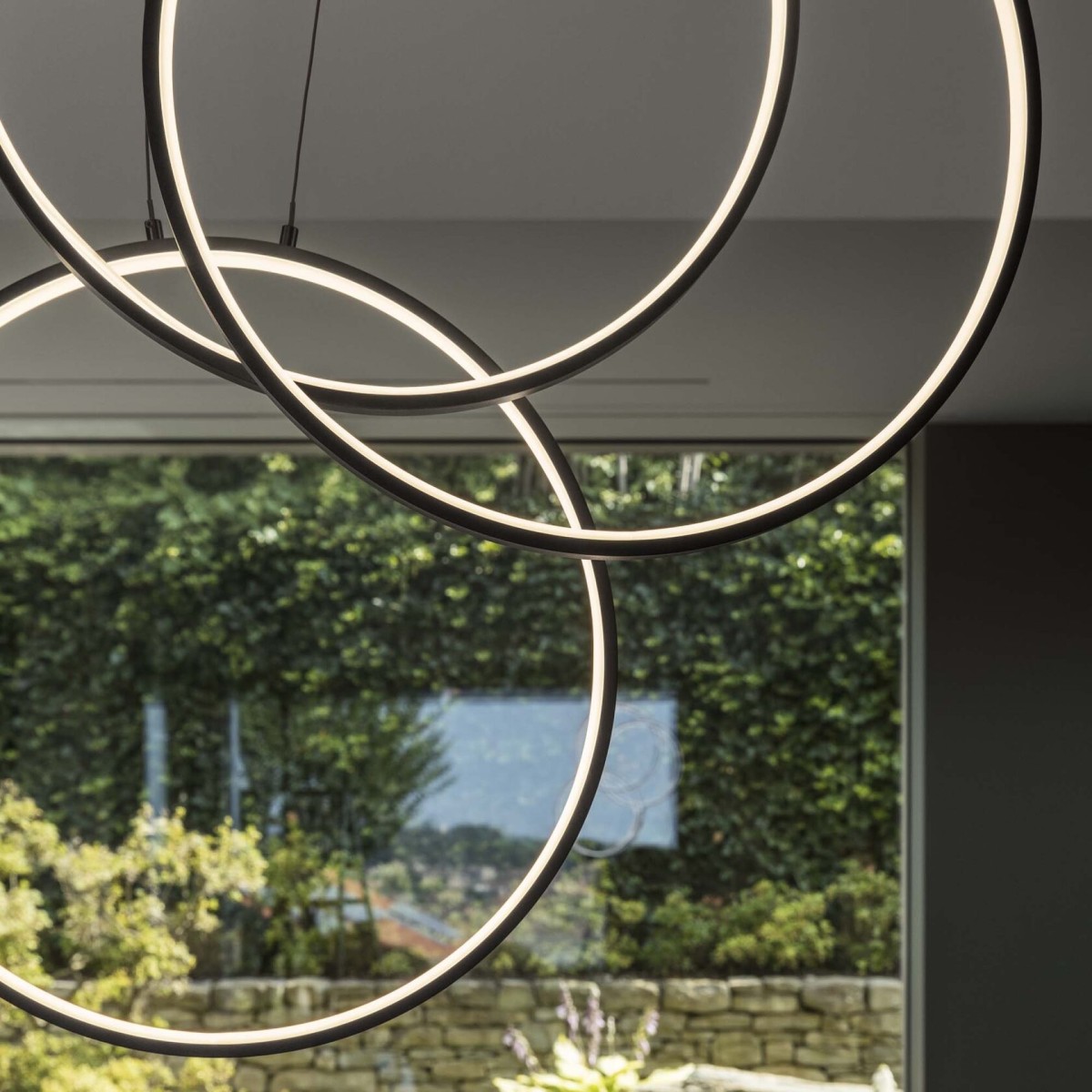 Люстра подвесная Ideal Lux Frame SP Cerchio Белый 3000K 269351