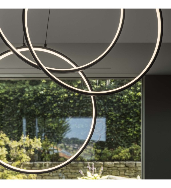 Люстра подвесная Ideal Lux Frame SP Cerchio Белый 3000K 269351