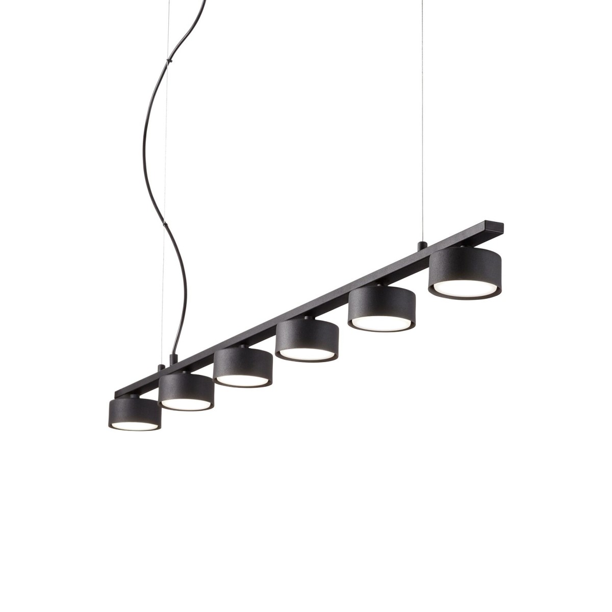 Люстра подвесная Ideal Lux Minor SP6 Linear Черный GX53 235486